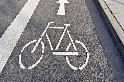 Das Bild zeigt das Symbol für "Fahrradweg".