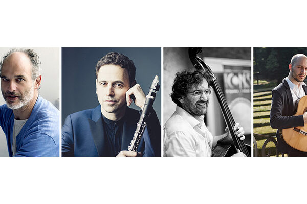 Das Fier_Quartet rund um Marcelo Nisinman, Thorsten Johanns, Zoran Markovic und Alberto Mesirca.