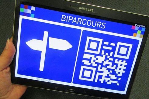 Biparcours App auf Tablet